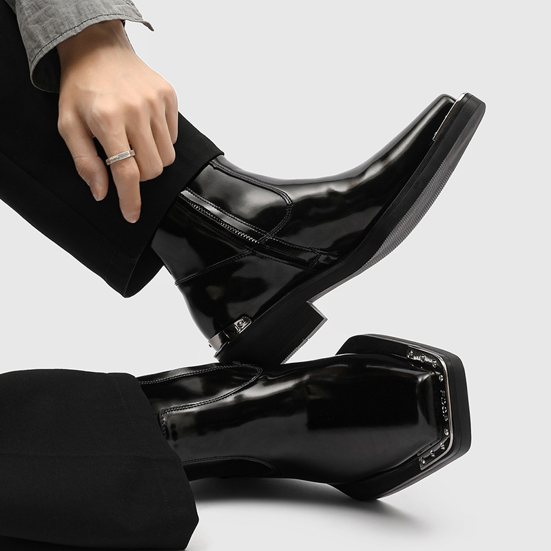 イタリアブランドデザイナーメンズファッションパンクロックチェ - Men Shoes Brands のレビューと価格