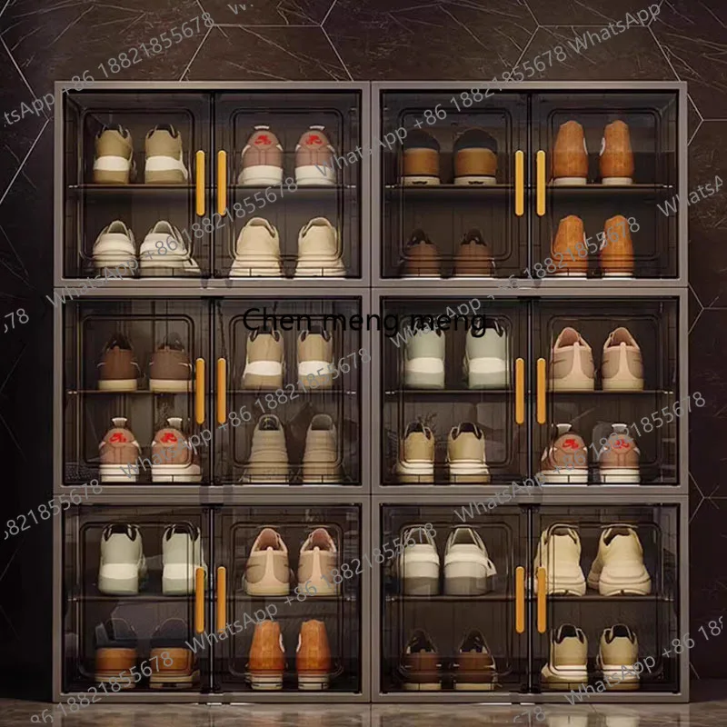 D5556 男性用透明シューズラック 防塵 壁掛け リビング - Men Shoes Rack のレビューと価格