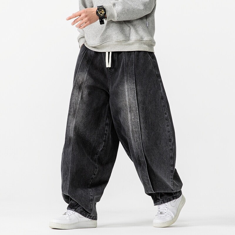ヴィンテージメンズハーレムパンツ,ルーズフィット,ヒップホッ - Men'S Shoes With Jeans のレビューと価格