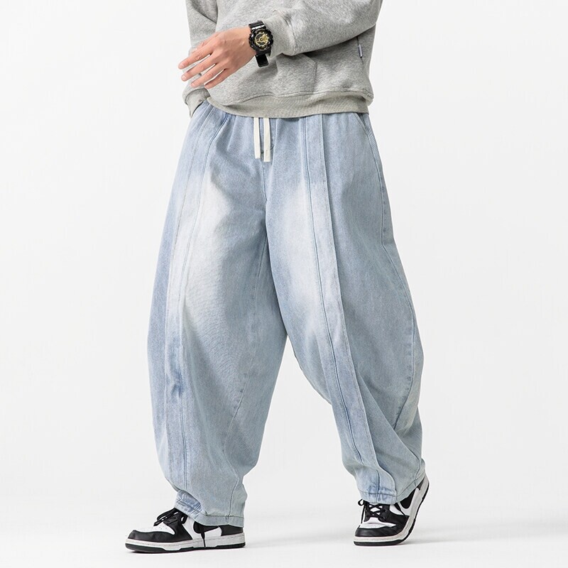 ヴィンテージメンズハーレムパンツ,ルーズフィット,ヒップホッ - Men'S Shoes With Jeans のレビューと価格