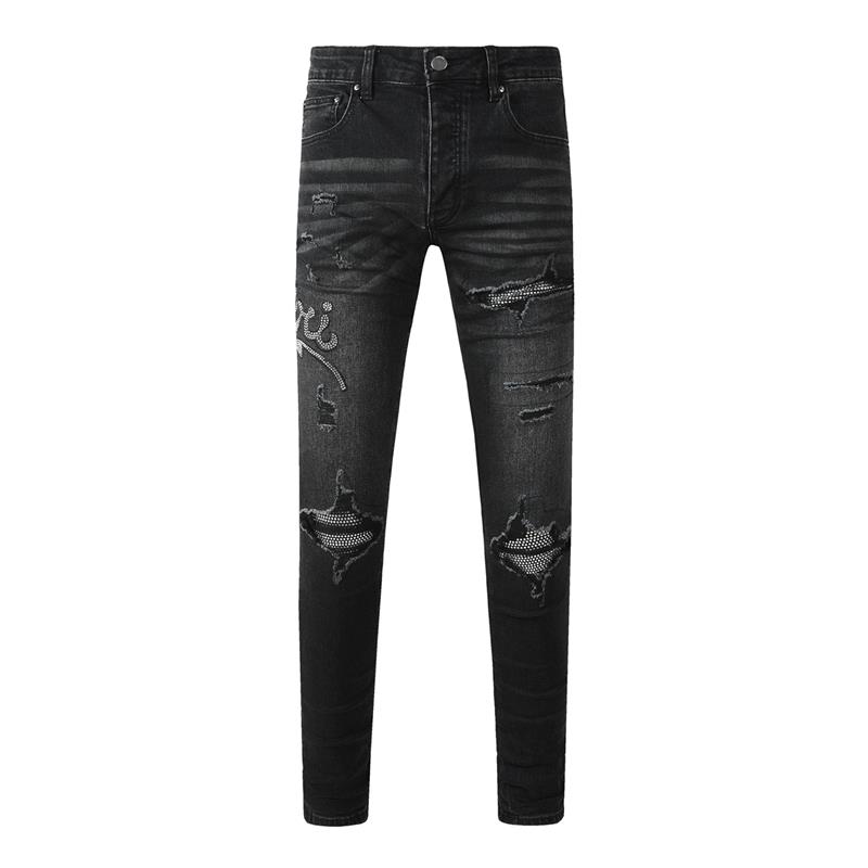 ファッションアメリカンブランドメンズジーンズ高級ストリートウ - Men'S Shoes With Jeans のレビューと価格