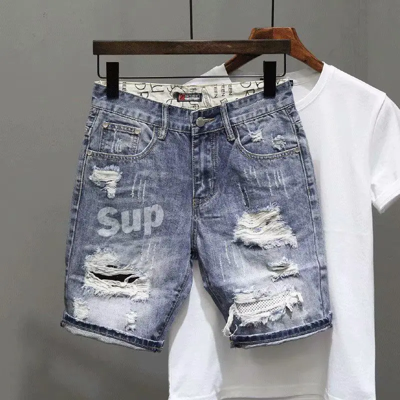 メンズデニムショーツ,黒とグレーのデニムパンツ,伸縮性,ジッ - Men'S Shoes With Jeans のレビューと価格