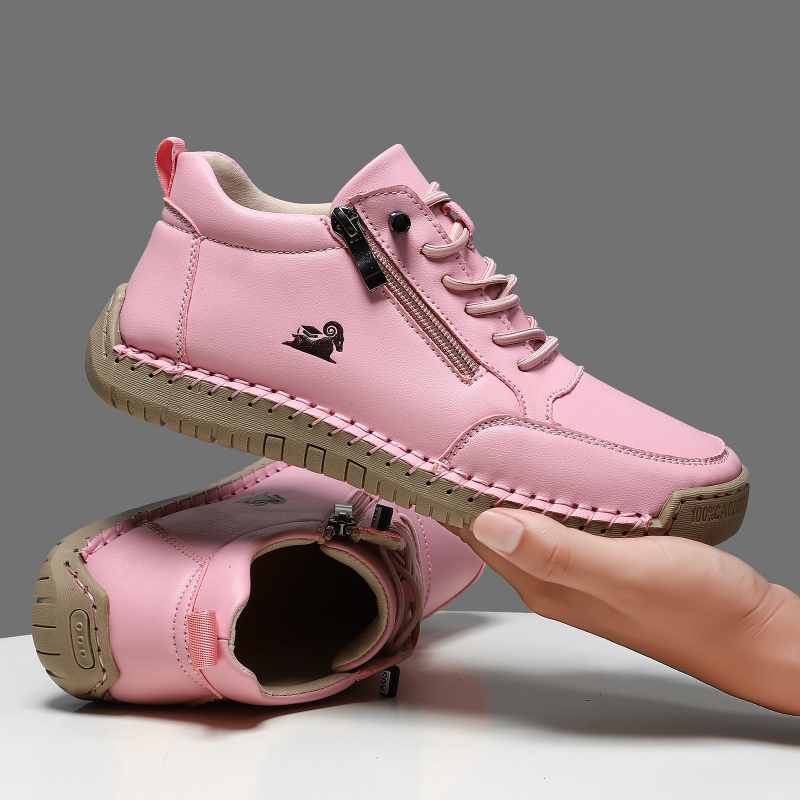 女性用スニーカー手作りレザーカジュアルシューズアウトドアソフ - Men Shoes Sneakers のレビューと価格